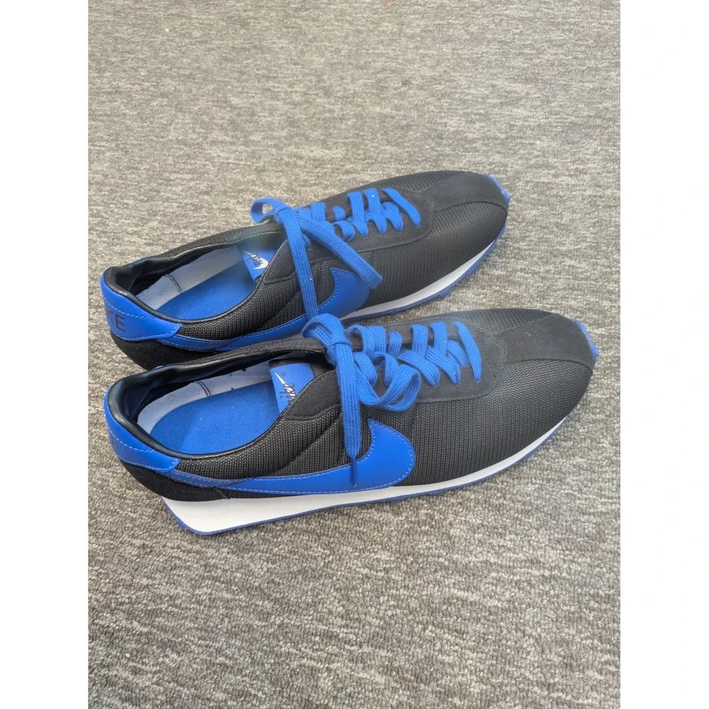 Nike Waffle Trainer 2 Men's 10.5 Black Hyper Royal DQ5899-900 Retro